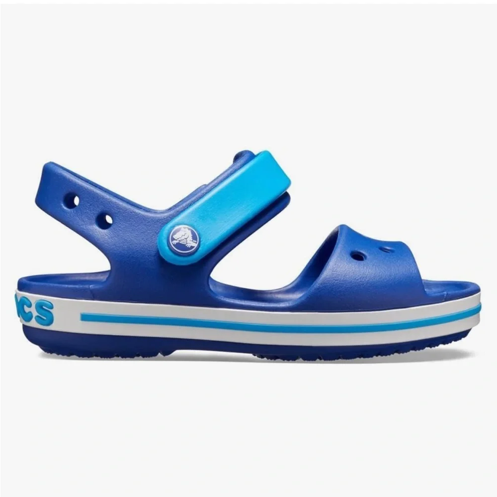 Crocs Kids Blue Sandals - Picture 6 of 8